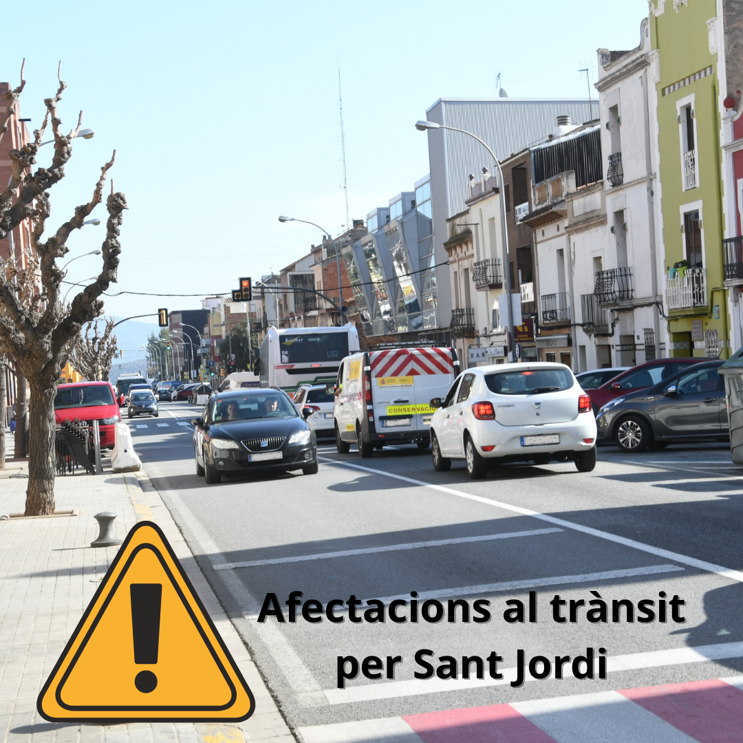  Afectacions al trànsit per Sant Jordi